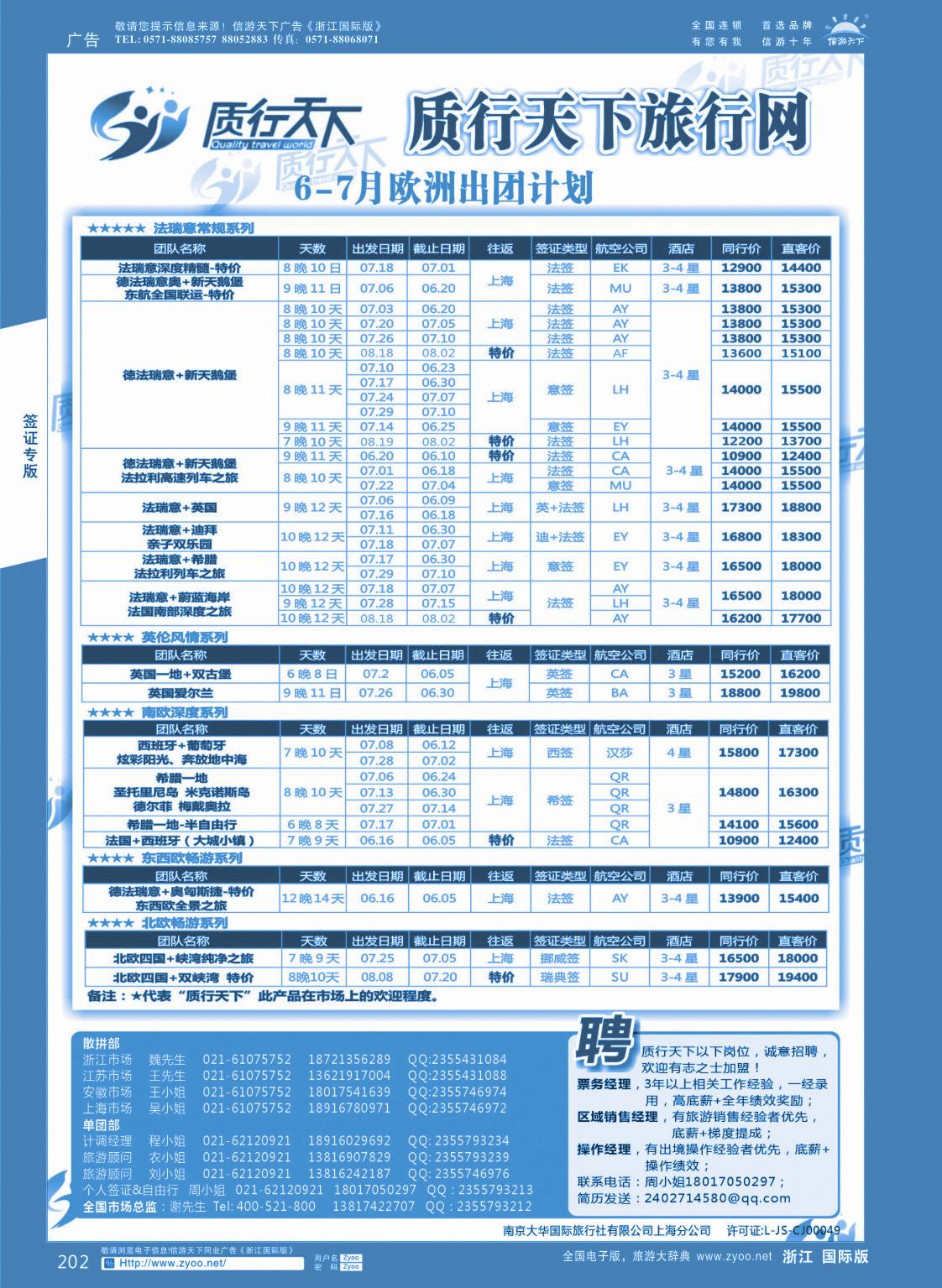 202 质行天下旅行网-欧洲散拼 