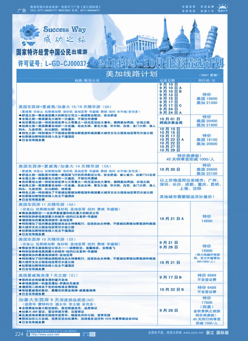 224 广州成功之旅－－欧洲、美洲、南美计划