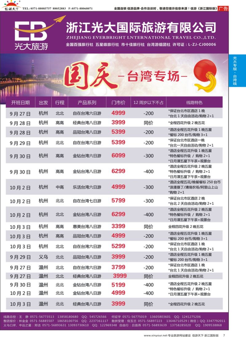 7 浙江光大国际旅游有限公司 