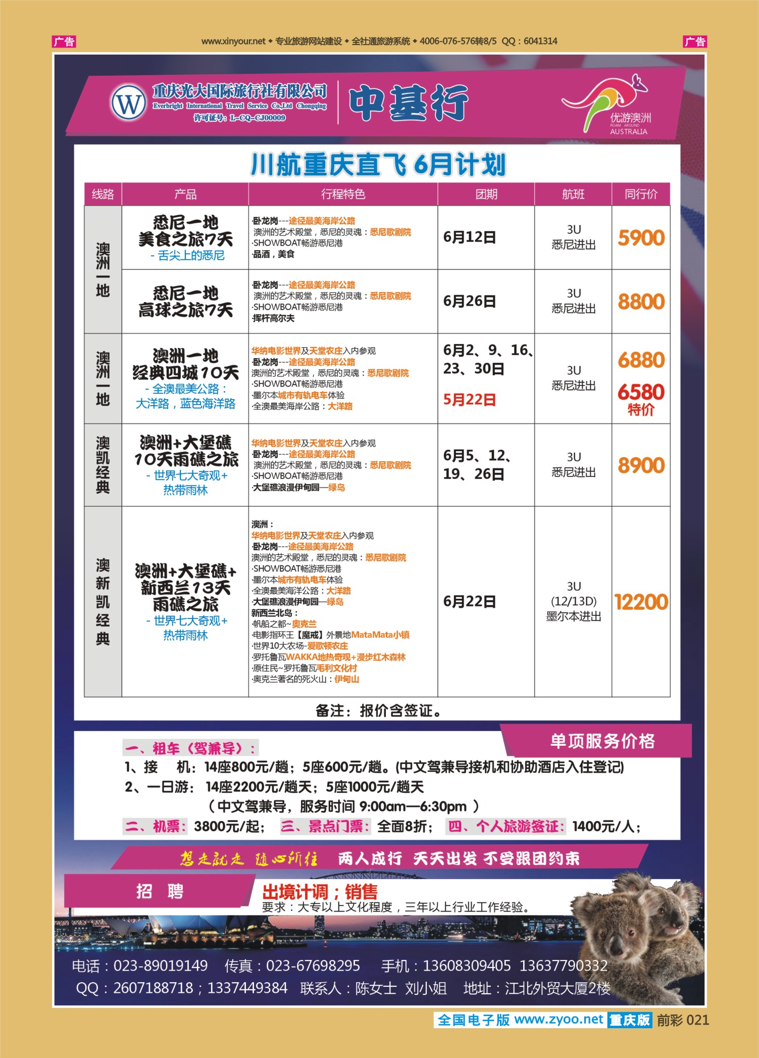 021  光大国旅-中基行-澳洲 
