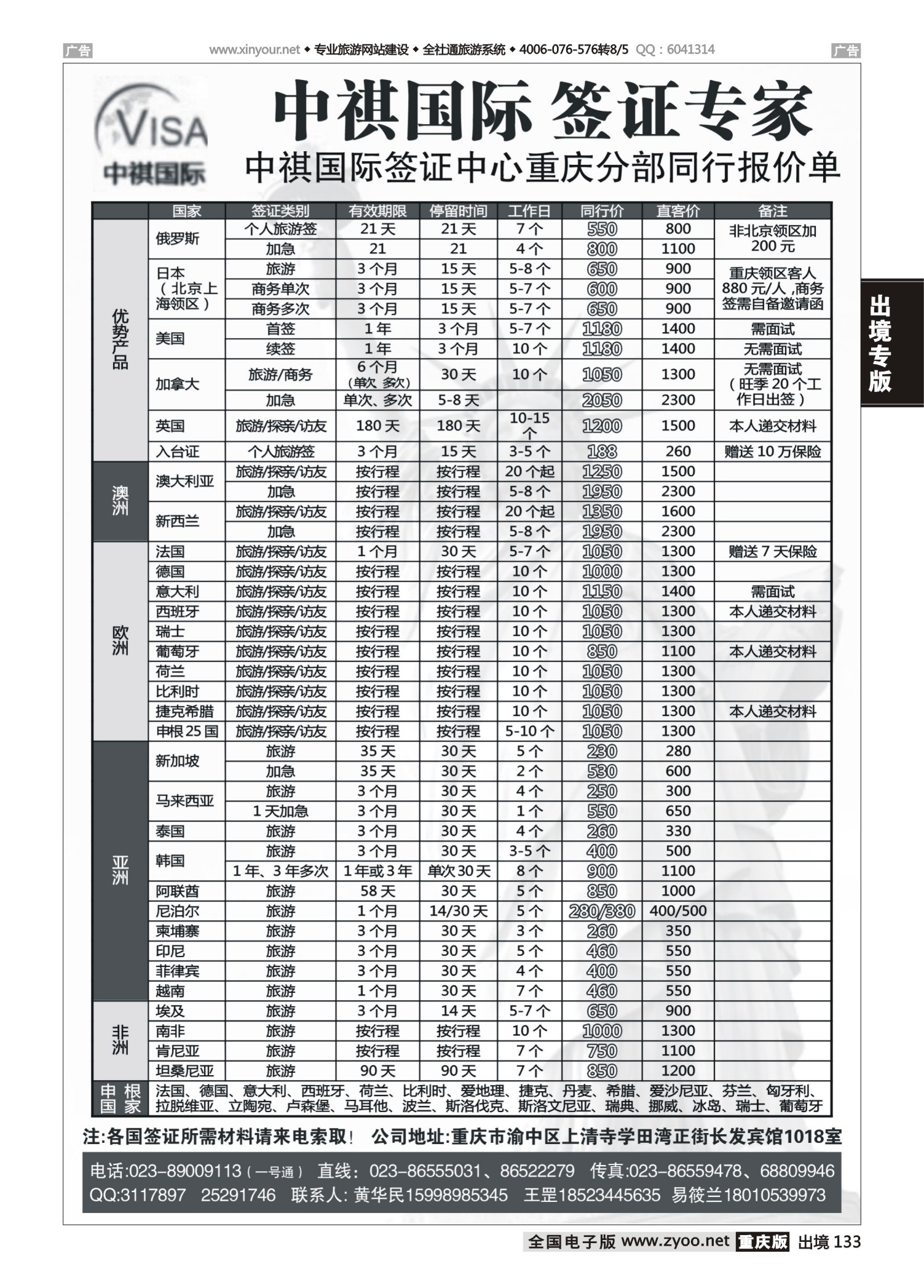 黑白133中褀国际签证