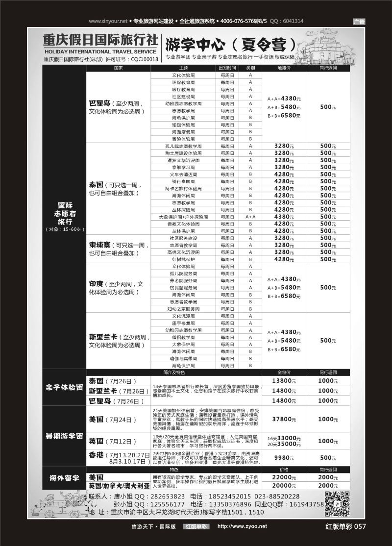 红57 夏令营游学-美国、英国、东南亚 