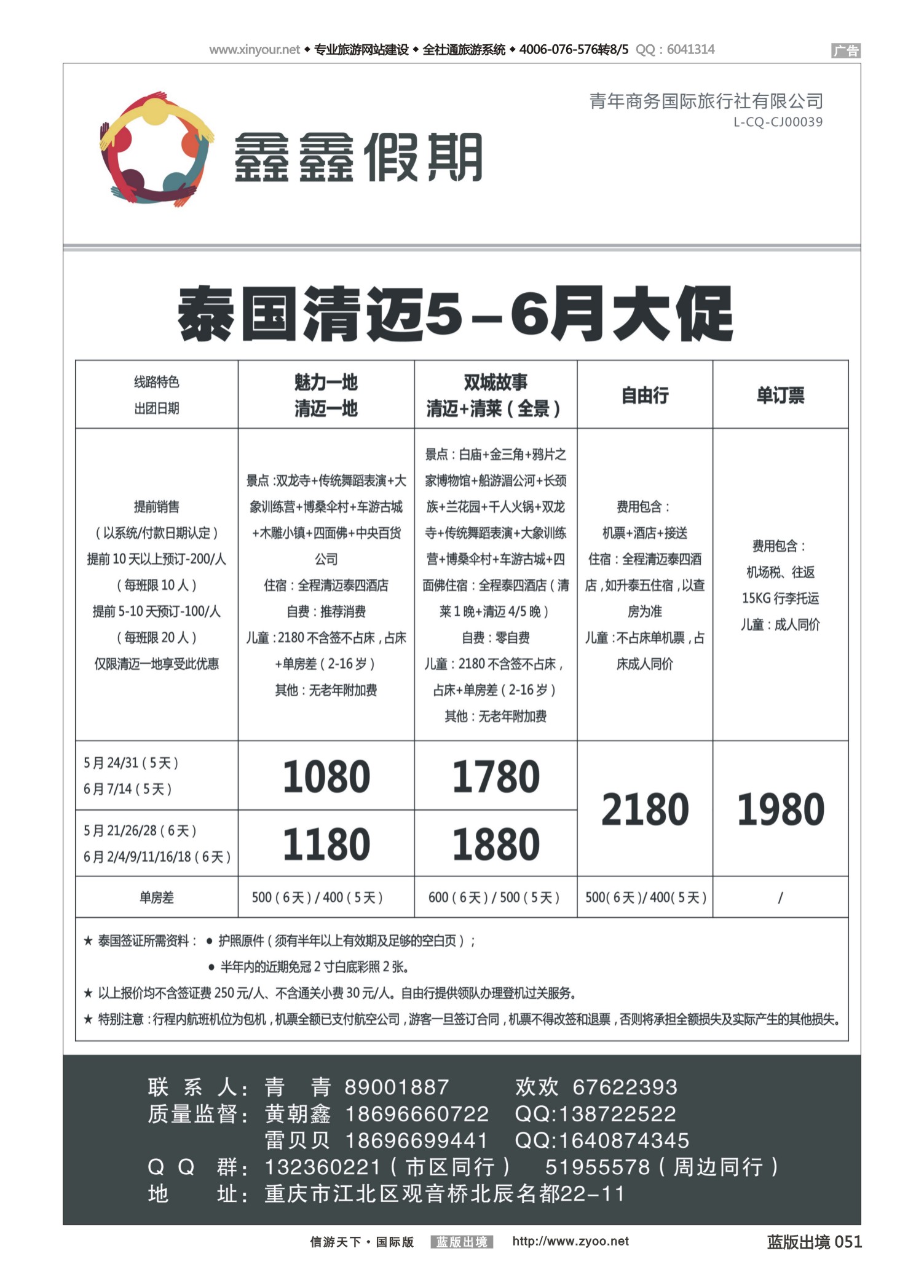 蓝51 523 鑫鑫假期-泰国 