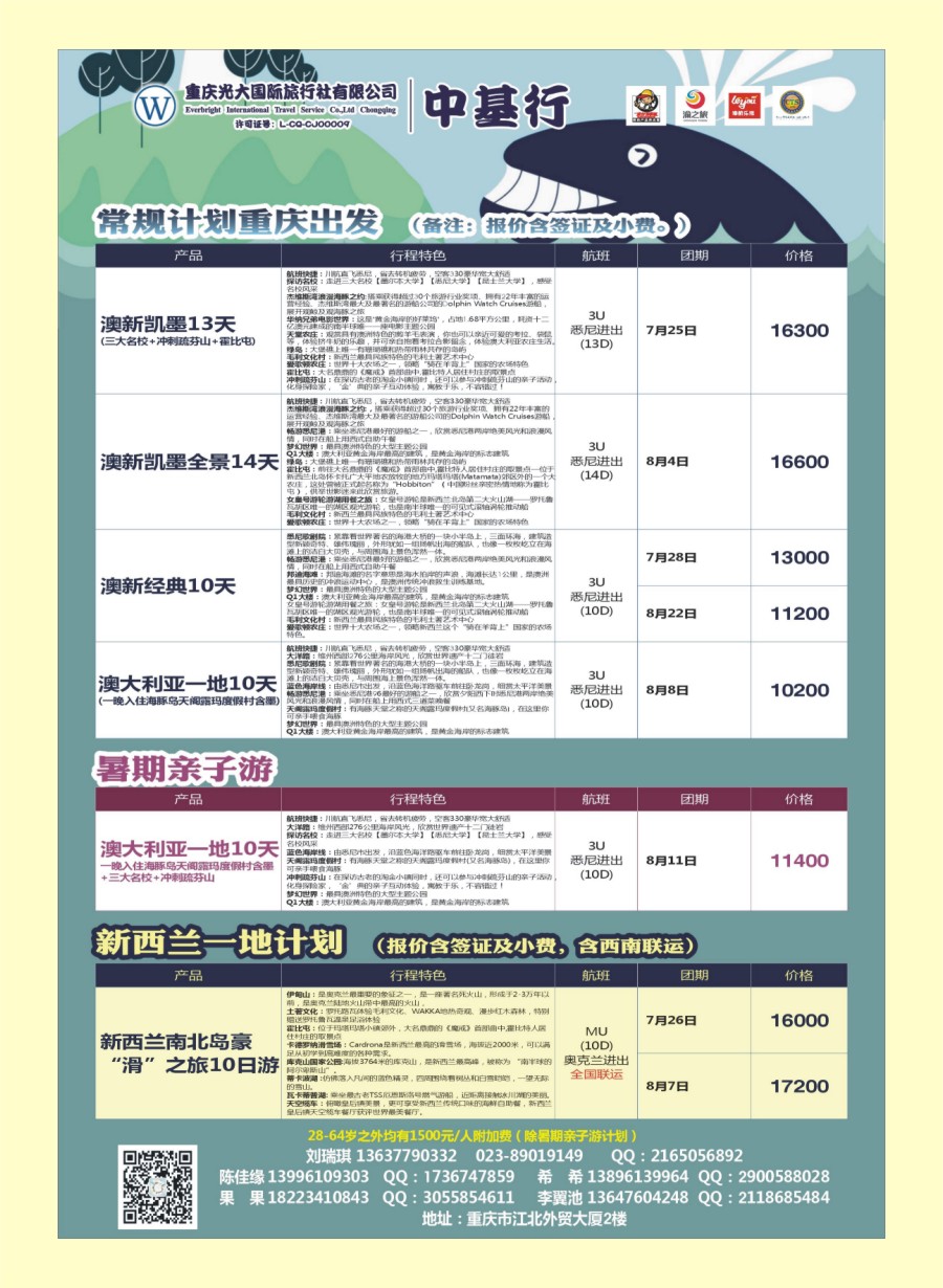 B封二 光大国旅-中基行-澳洲 