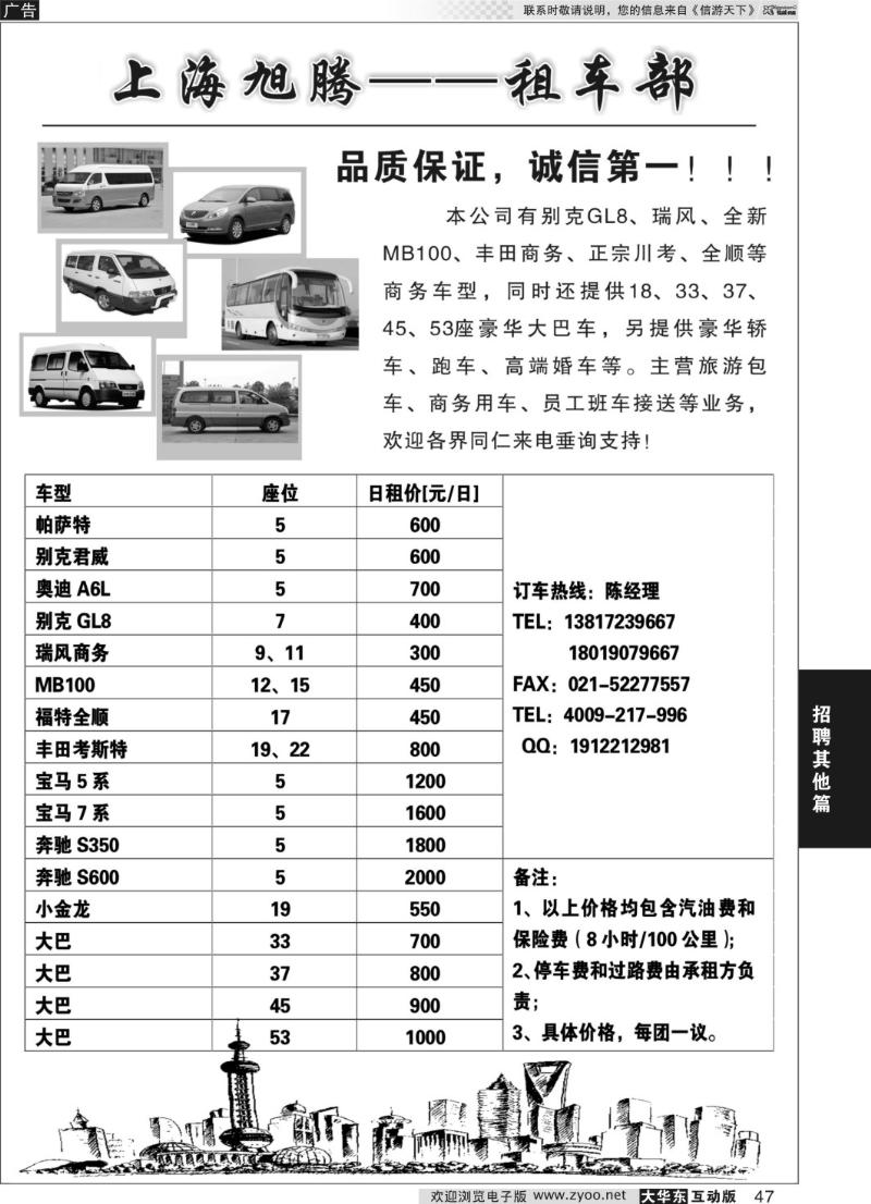 47 上海旭腾——租车部