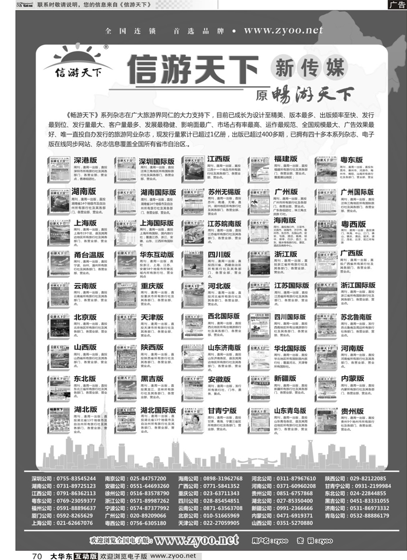 70 《信游天下》系列杂志