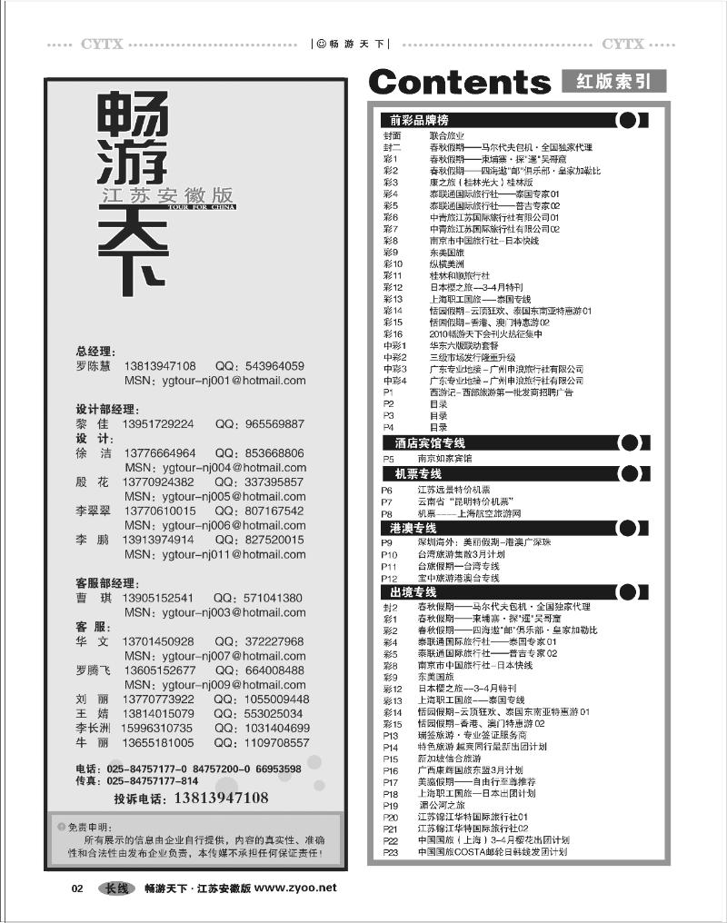 2 目录