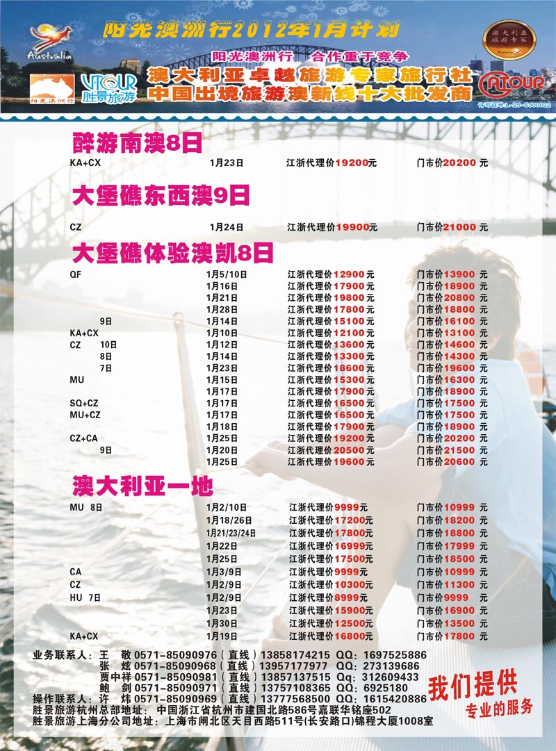 彩10 张和军：阳光澳洲行-（江苏）1