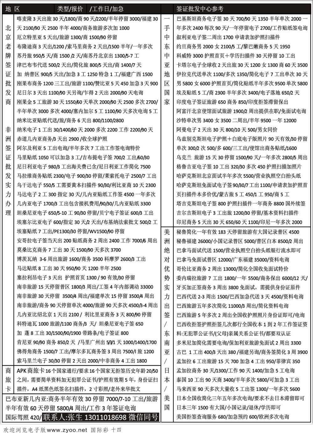 彩14北京风行全球签证