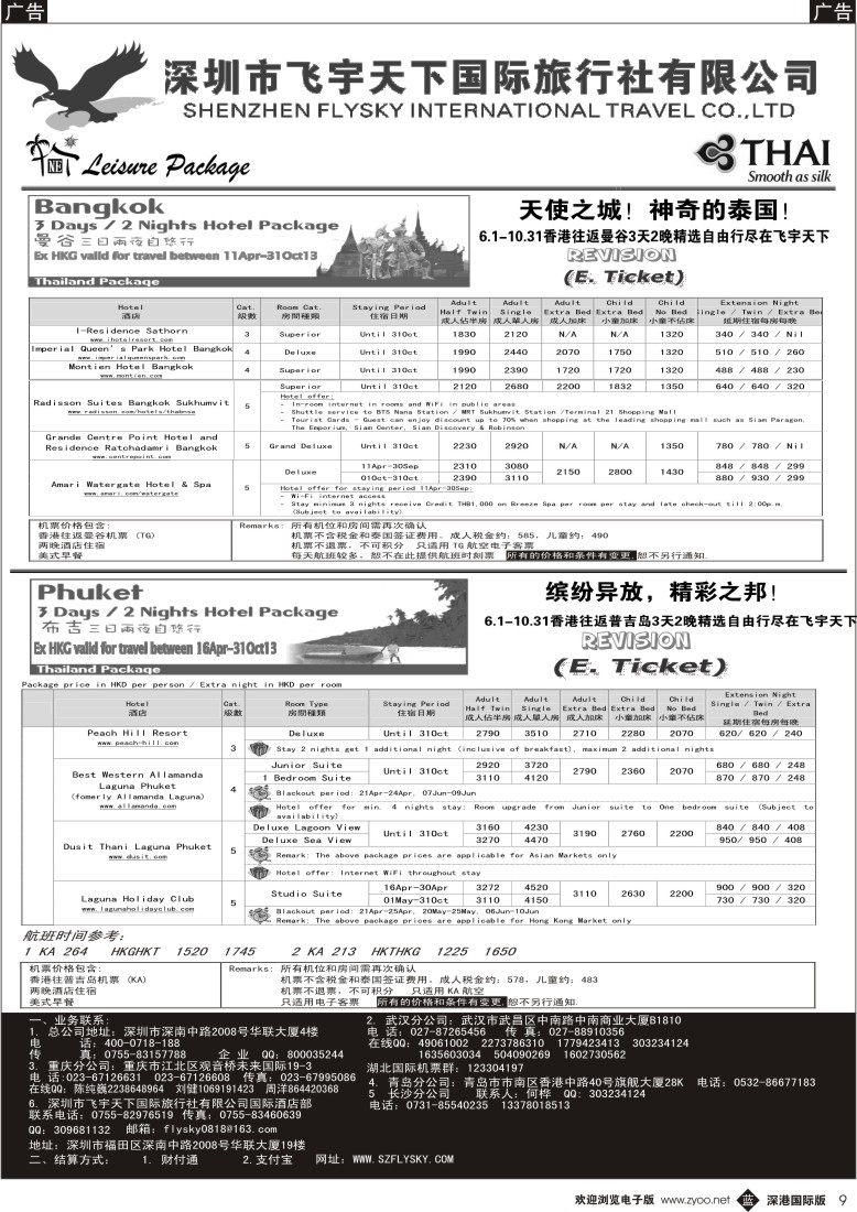 b黑009  飞宇天下商务特惠国际机票