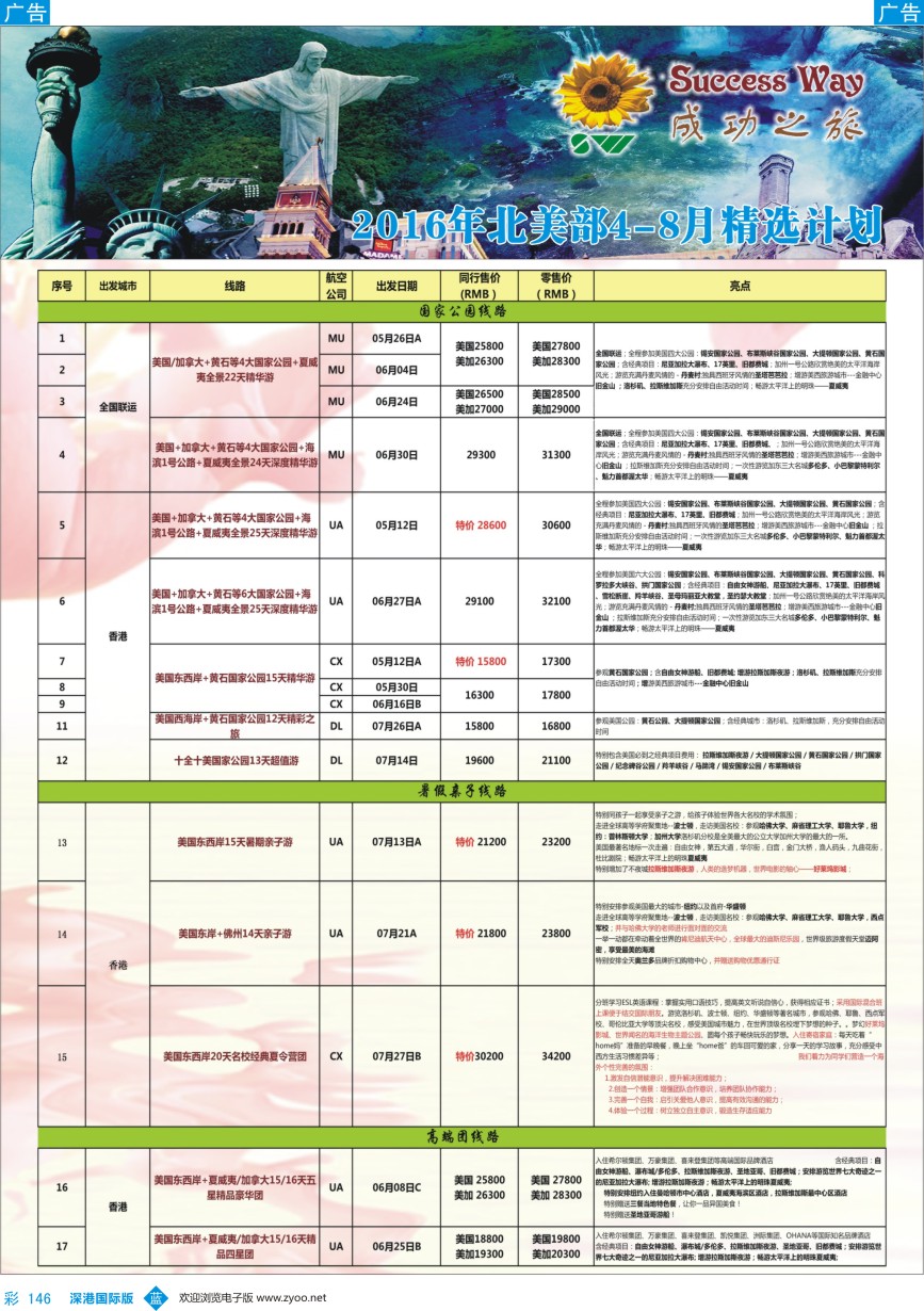 b彩146  广州成功之旅－－欧洲、美洲、南美计划