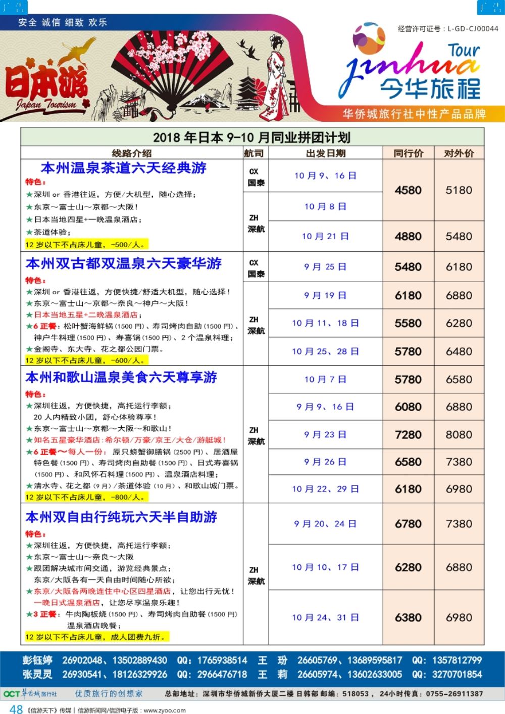 b彩048  今华旅程—华侨城日本计划