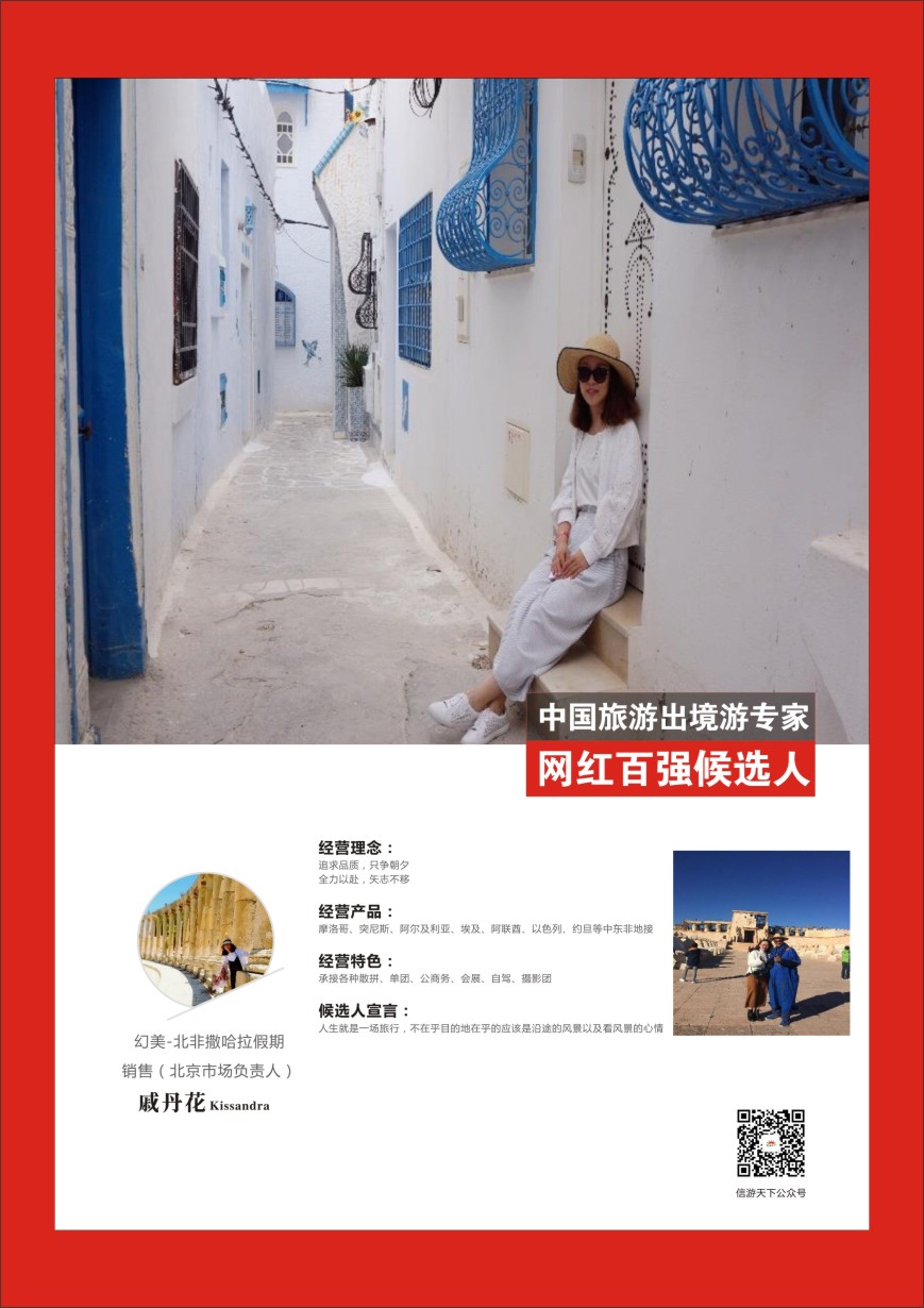 r彩042  中国出境游专家网红百强候选人