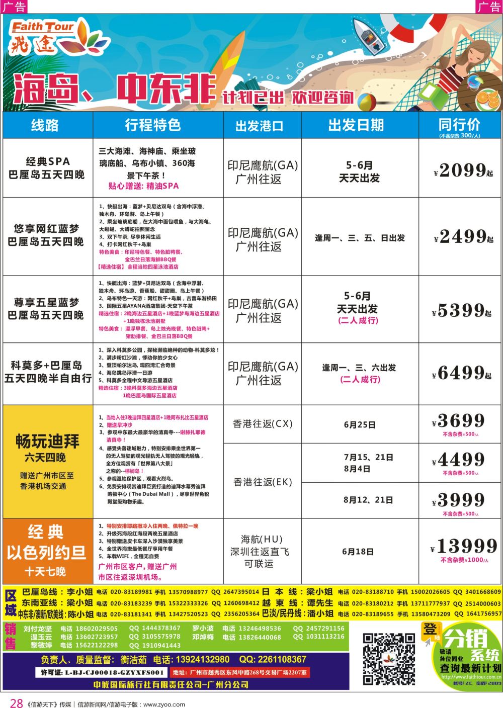 r彩028  飞途-中城国旅(海岛+中东非)