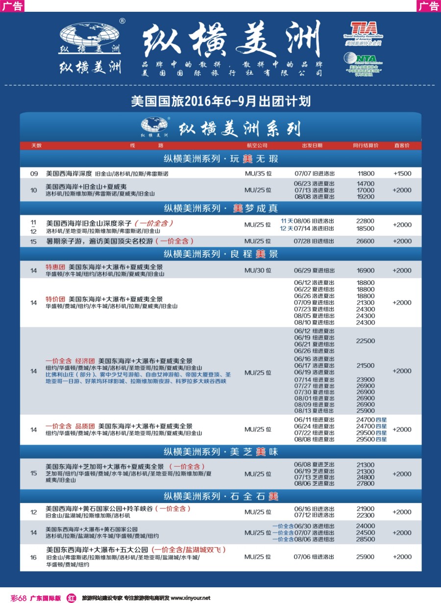 彩r068 纵横美洲