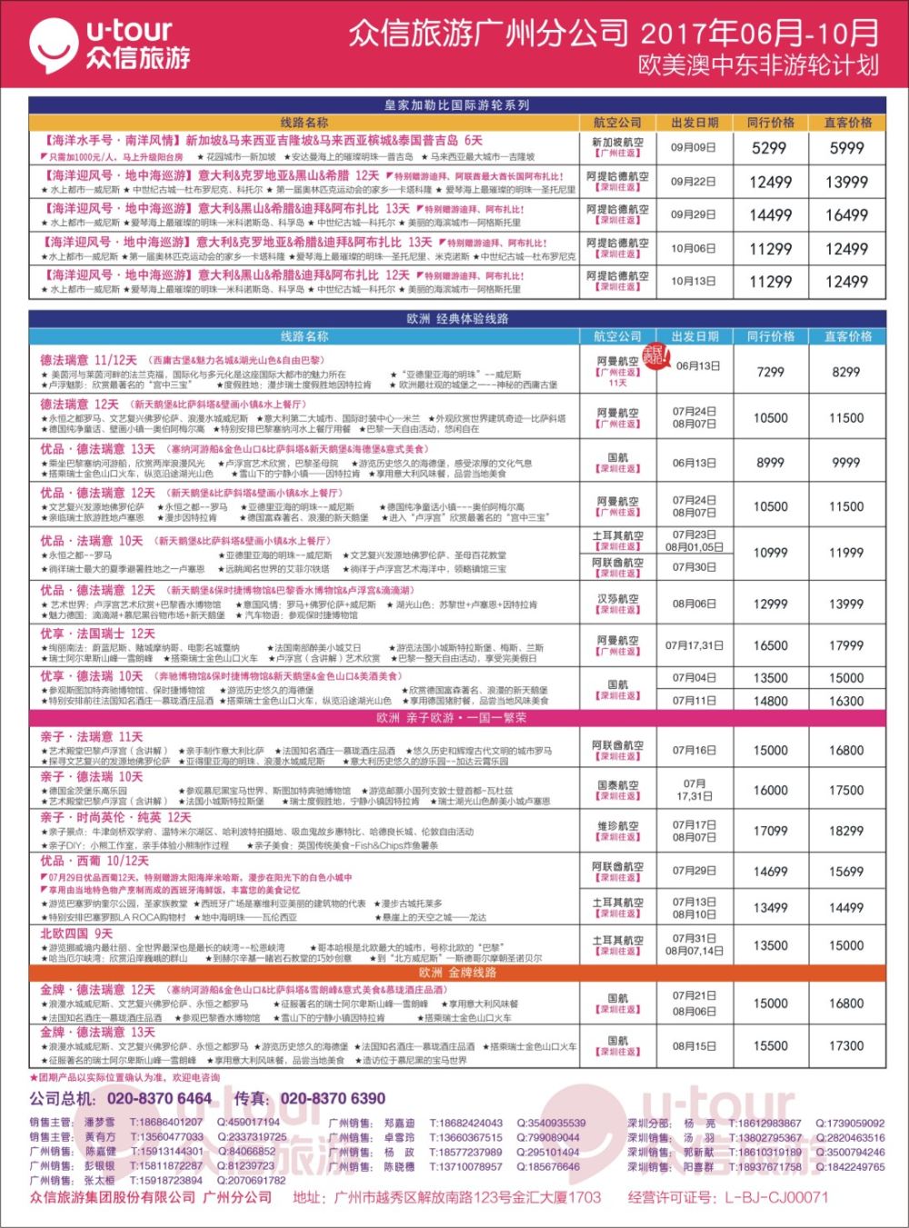目录拉页2 蓝版信游天下品牌榜专栏2