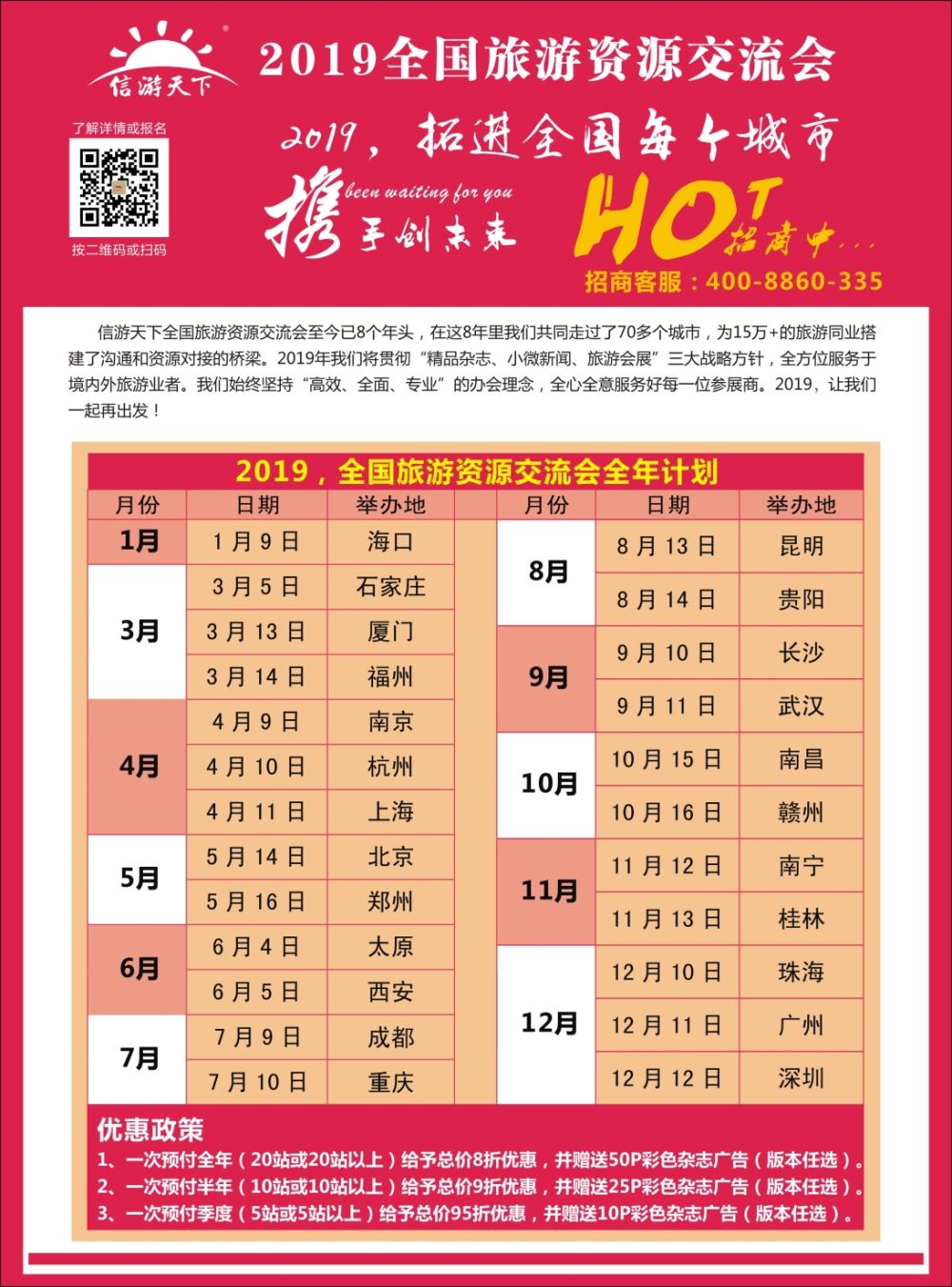 扉1信游全国旅游资源交流会，2019，我们一起再出发