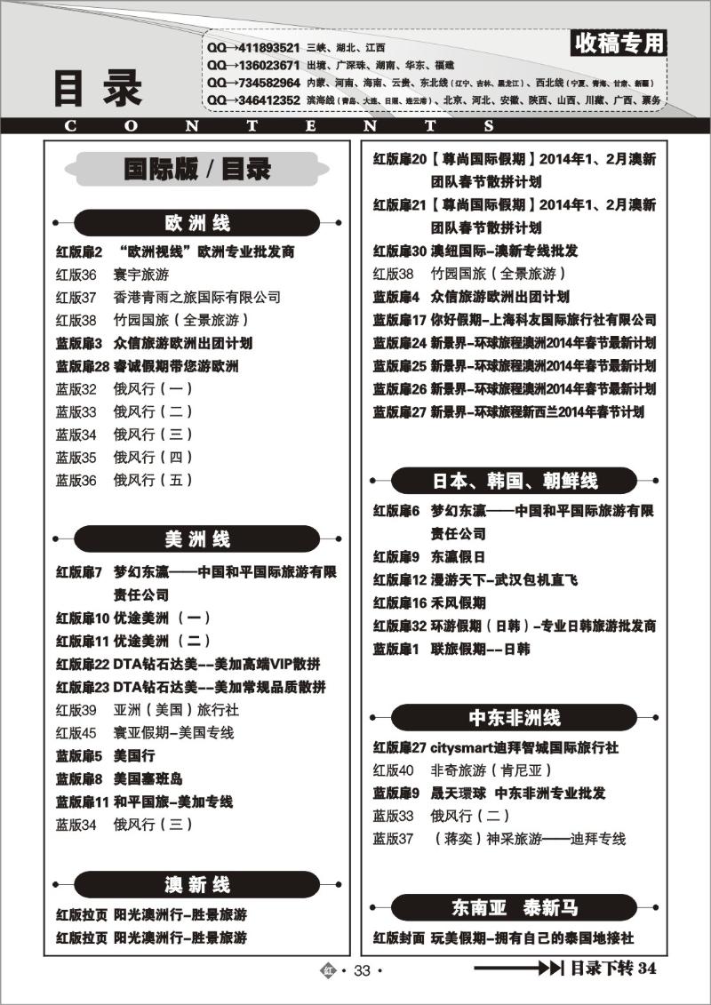2033国际红版目录