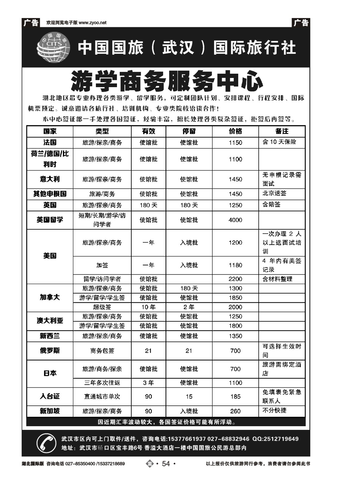 482JLN054各国签证一手递送