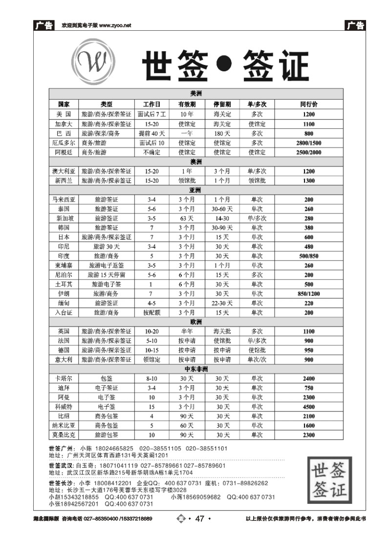 525JLN047专业签证-世签签证