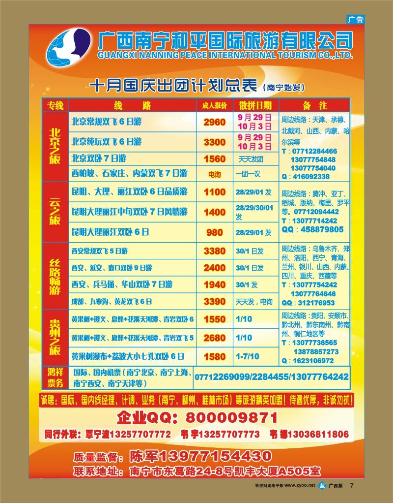 bb07广西南宁和平国际旅游有限公司