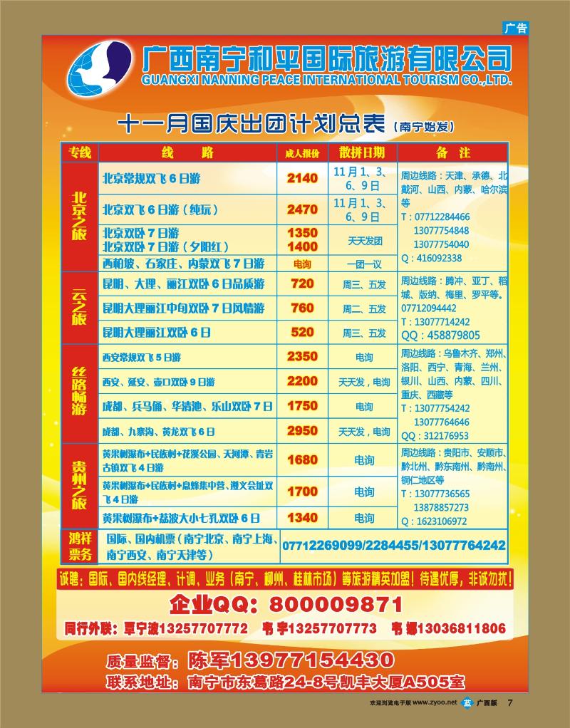 bb07广西南宁和平国际旅游有限公司