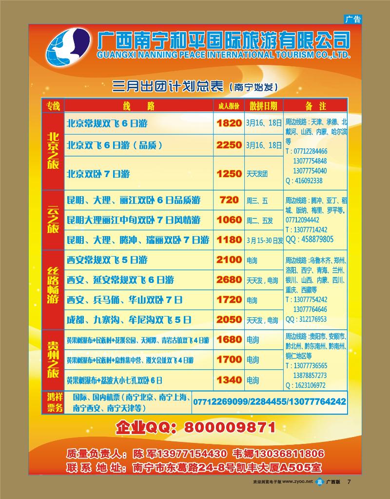 bb07广西南宁和平国际旅游有限公司