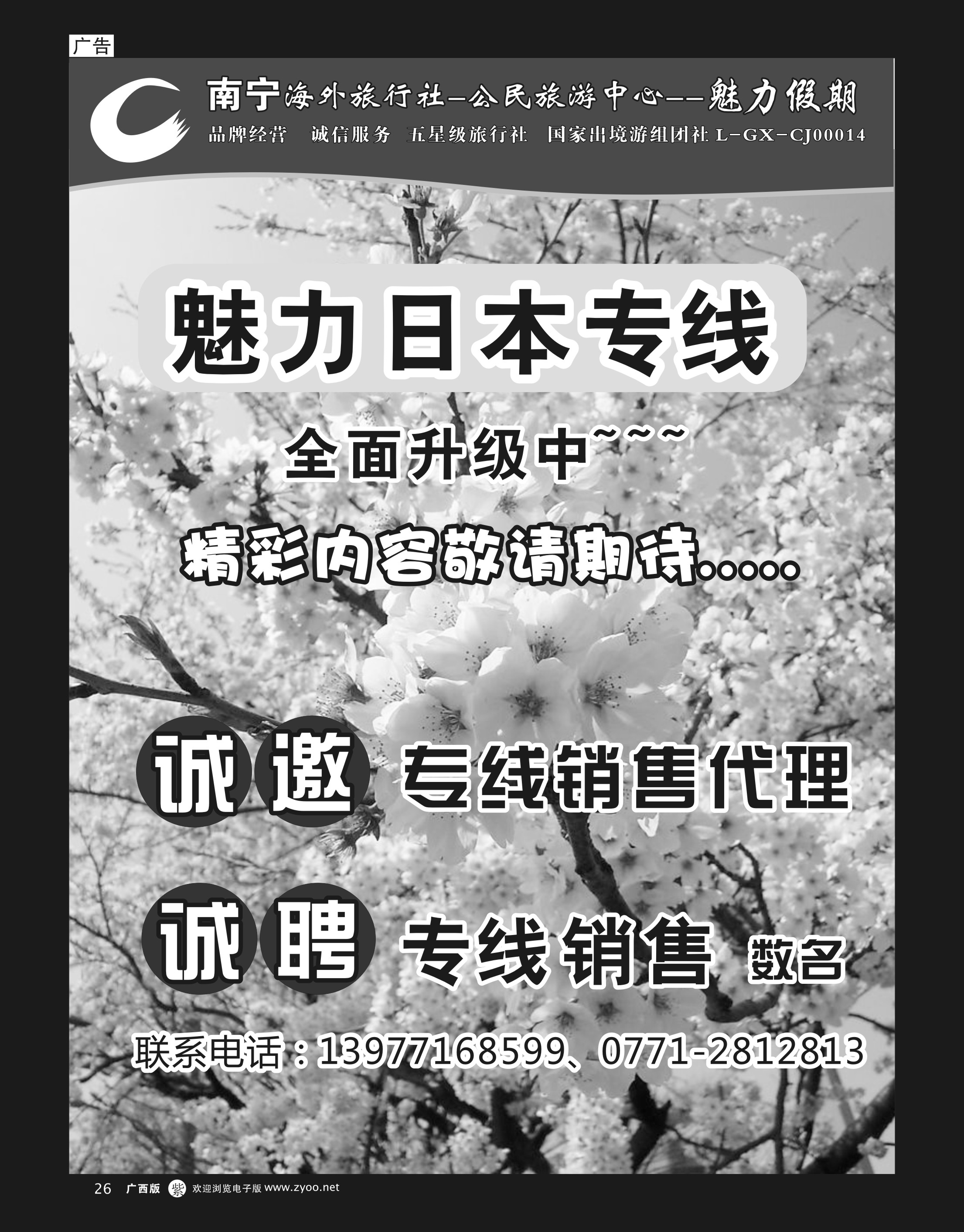 单彩紫r26南宁海外公民旅游中心（魅力假期）—出境产品计划 