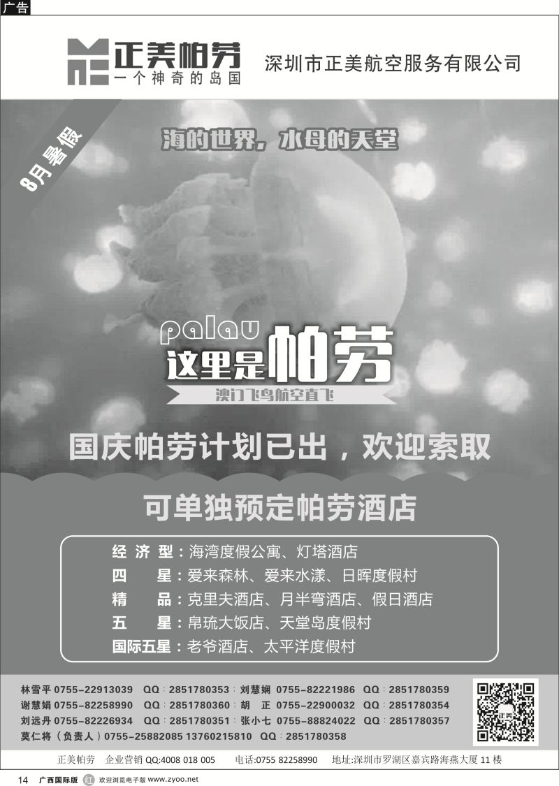 r14正美帕劳-澳门飞鸟