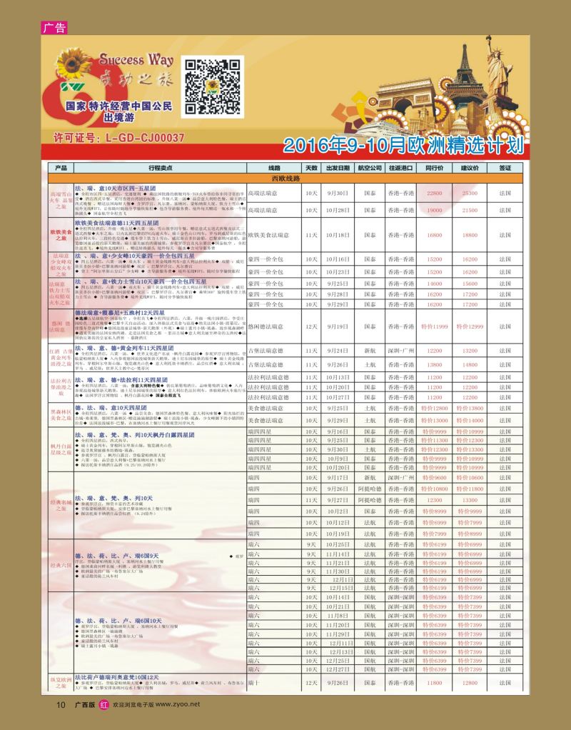 rr10广州成功之旅－－欧洲、美洲、南美计划