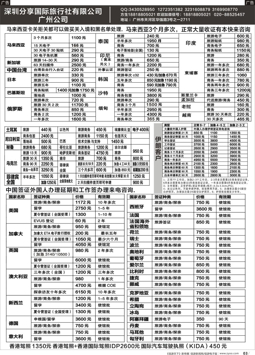 r003 深圳分享国际旅行社有限公司广州公司(重庆国际,贵州,上海国际,福建,浙江国际,东北)