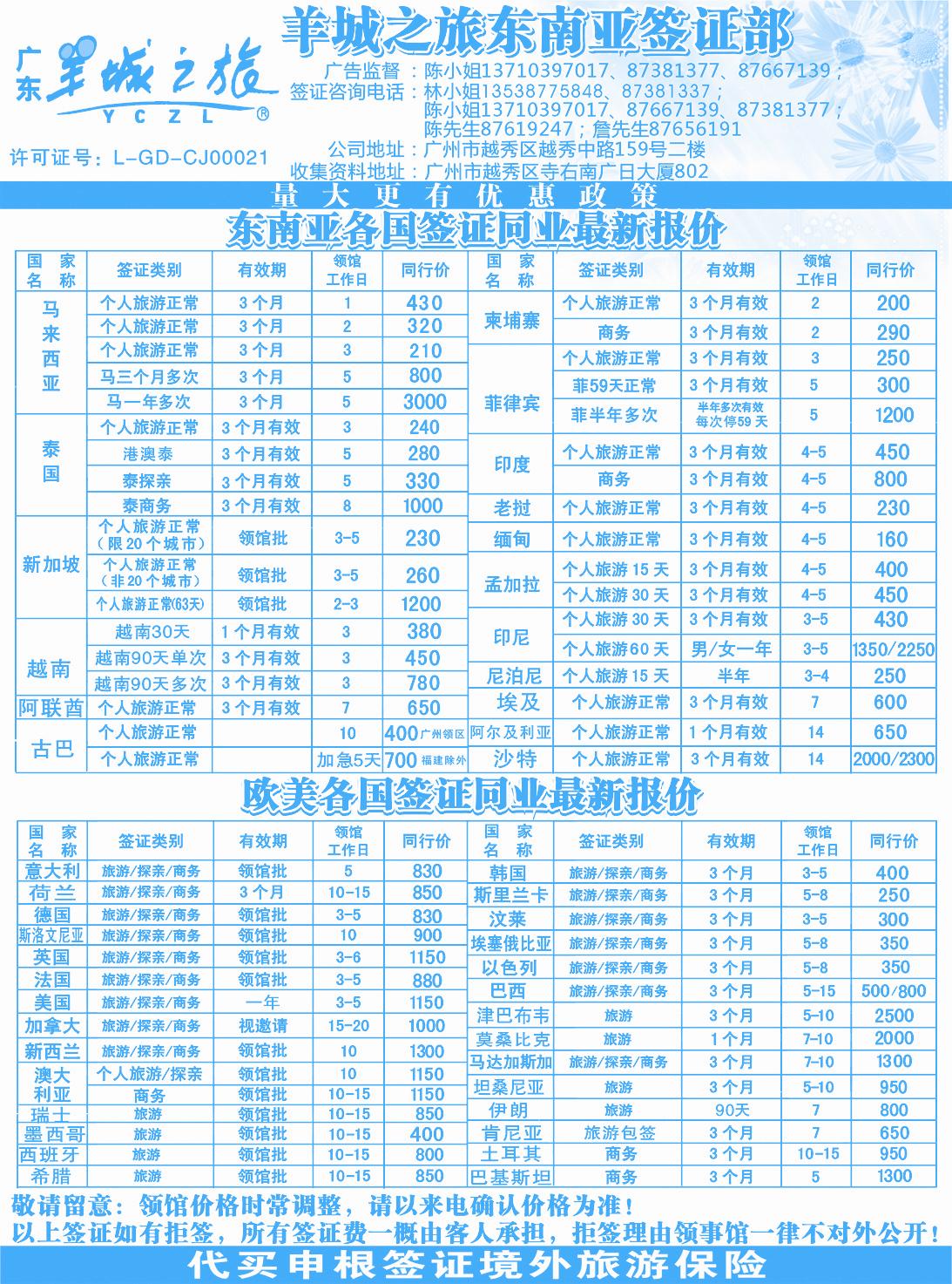 19羊城之旅东南亚签证部
