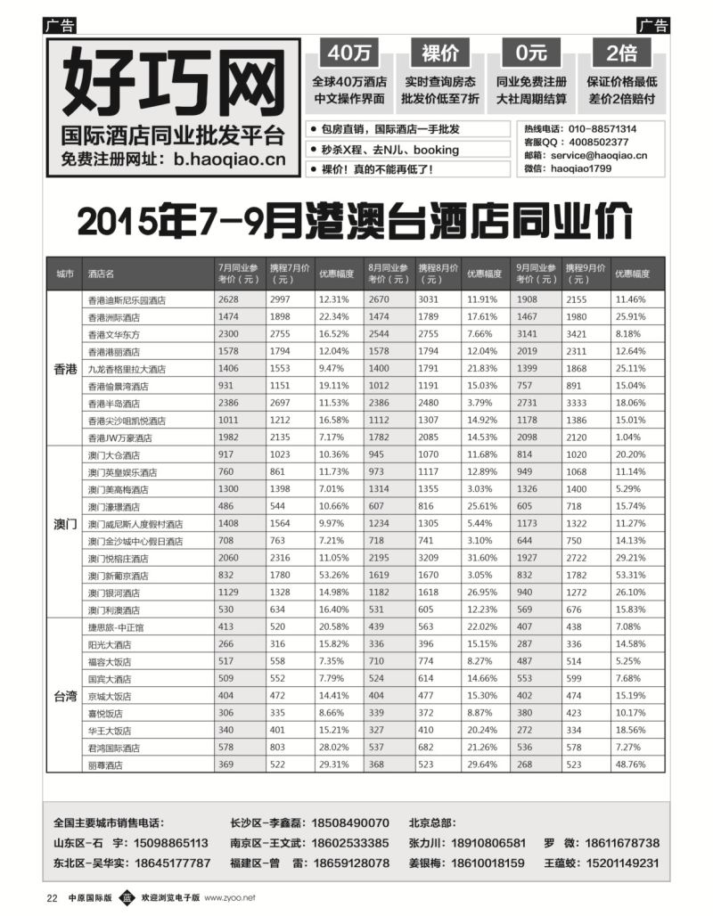 b黑022  好巧网-国际酒店同业批发平台  
