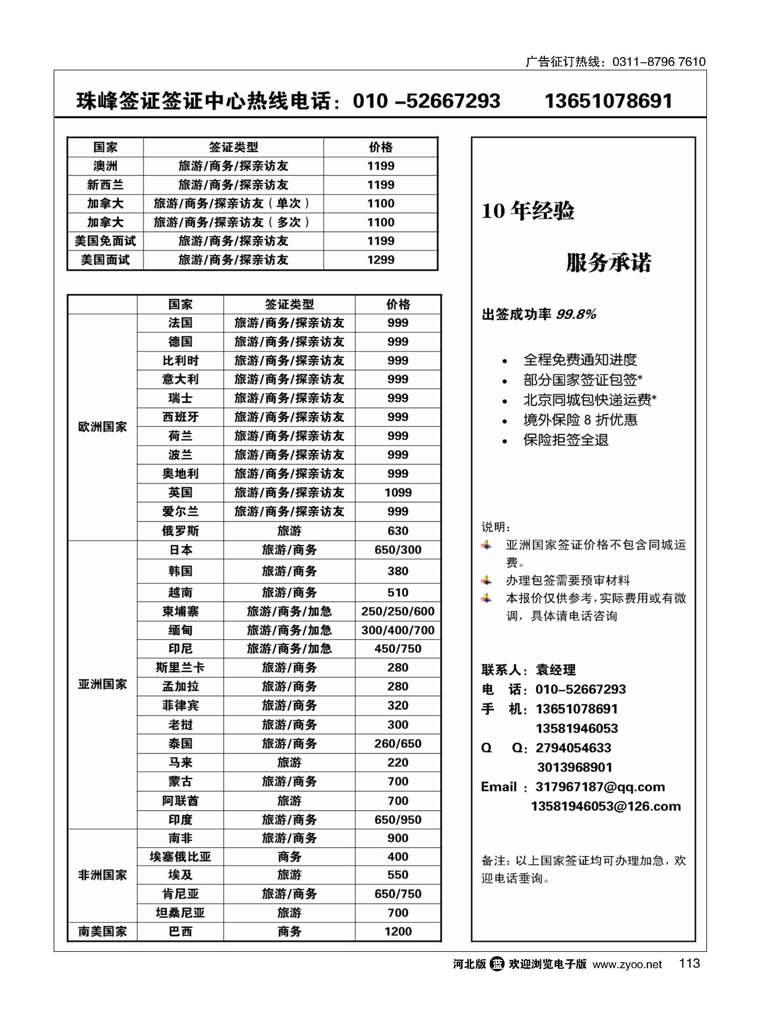 113 珠峰签证