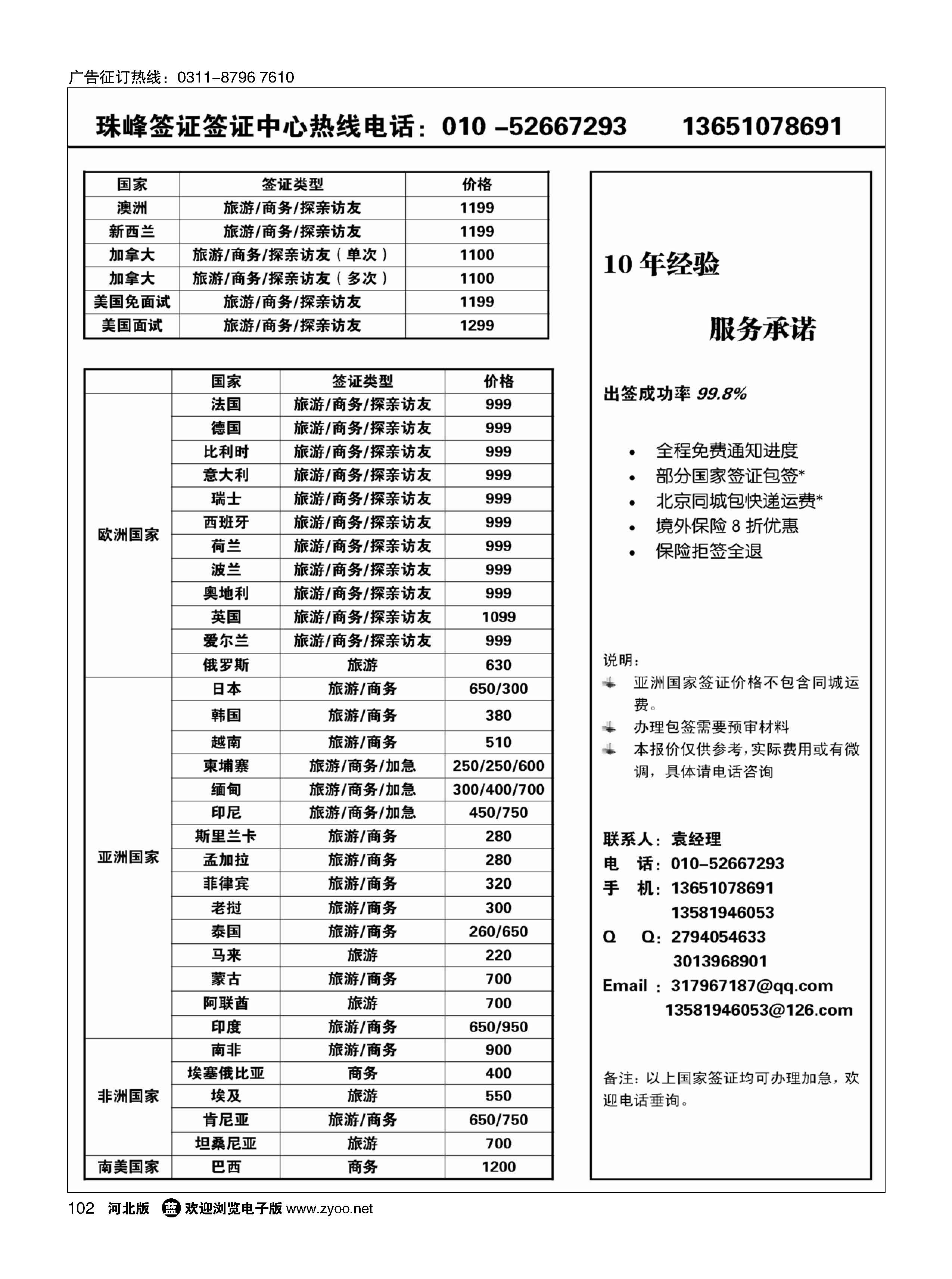 102 珠峰签证 