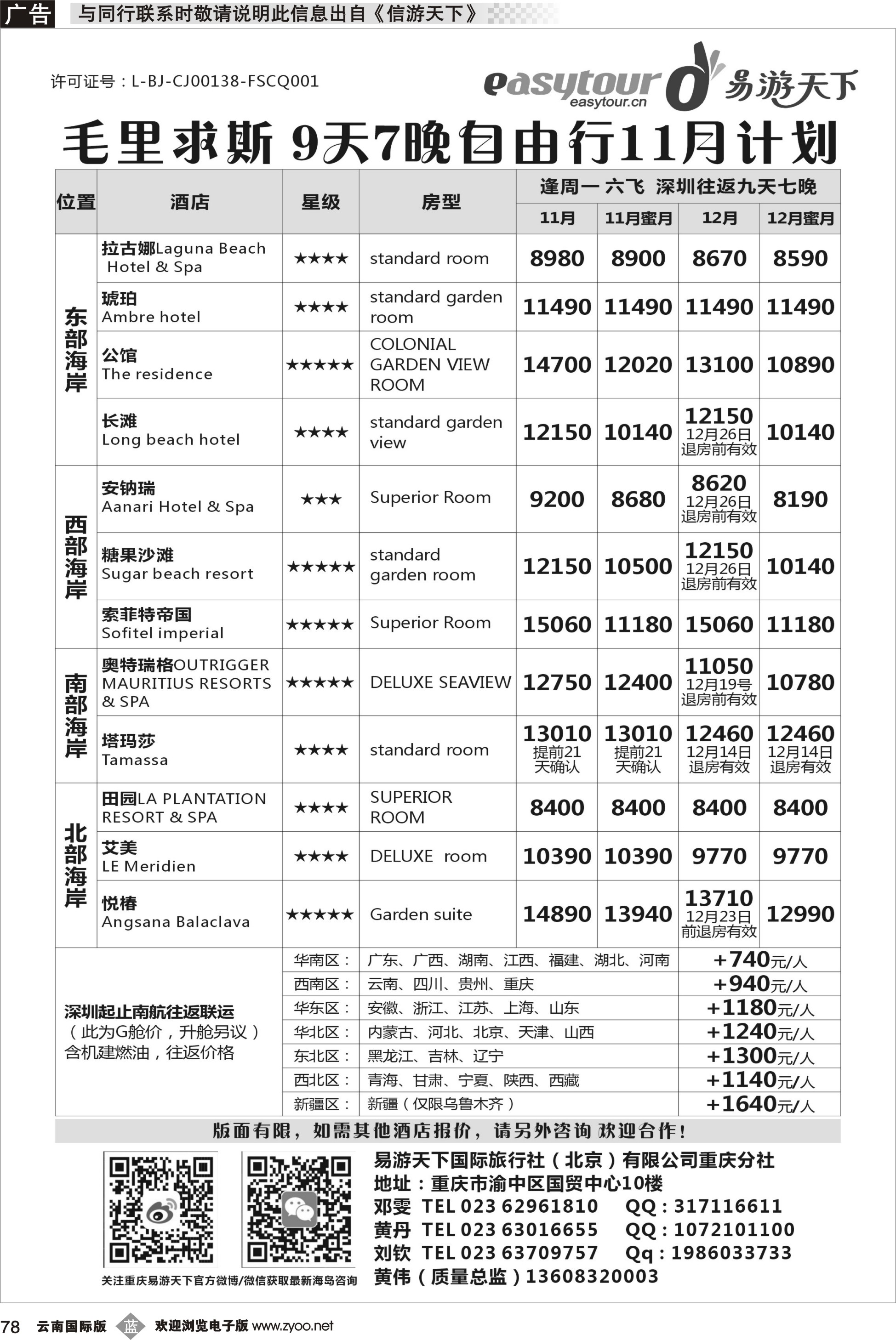 b078  易游天下-马尔代夫、毛里求斯、塞舌尔 