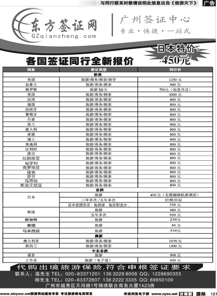 b121 东方签证网