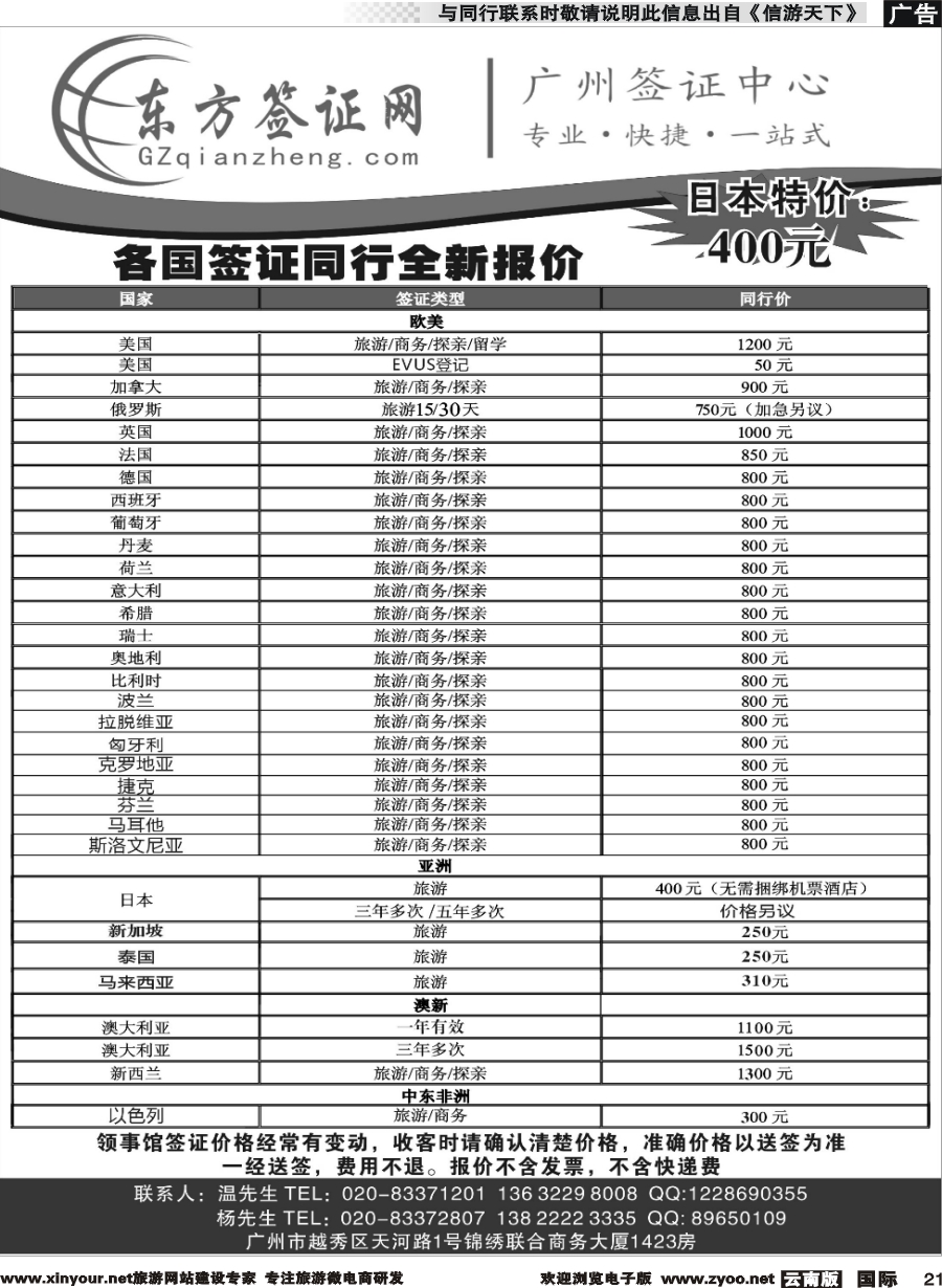 b021 东方签证网
