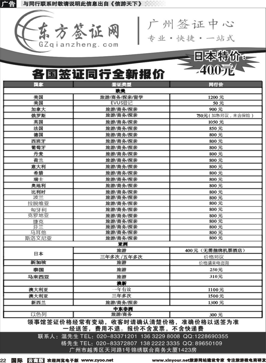 b022 东方签证网