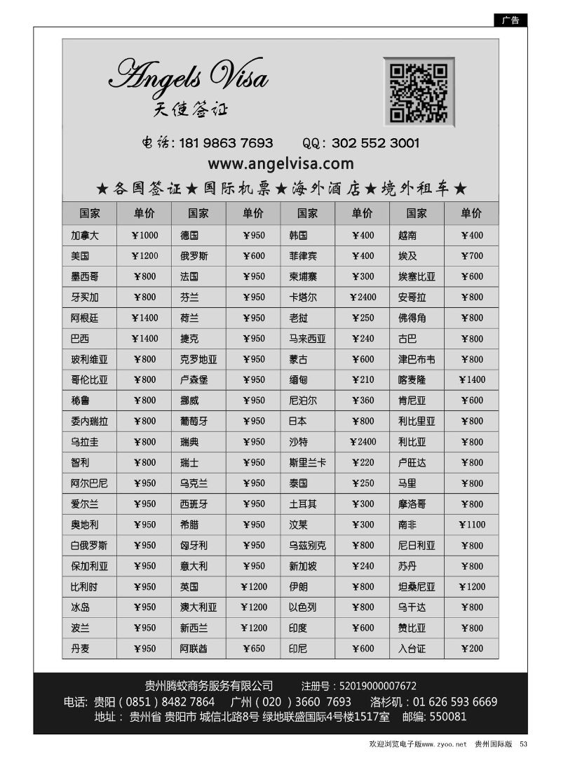 53  天使签证
