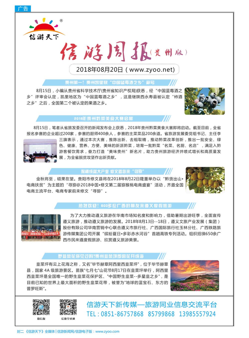 封二  信游周报