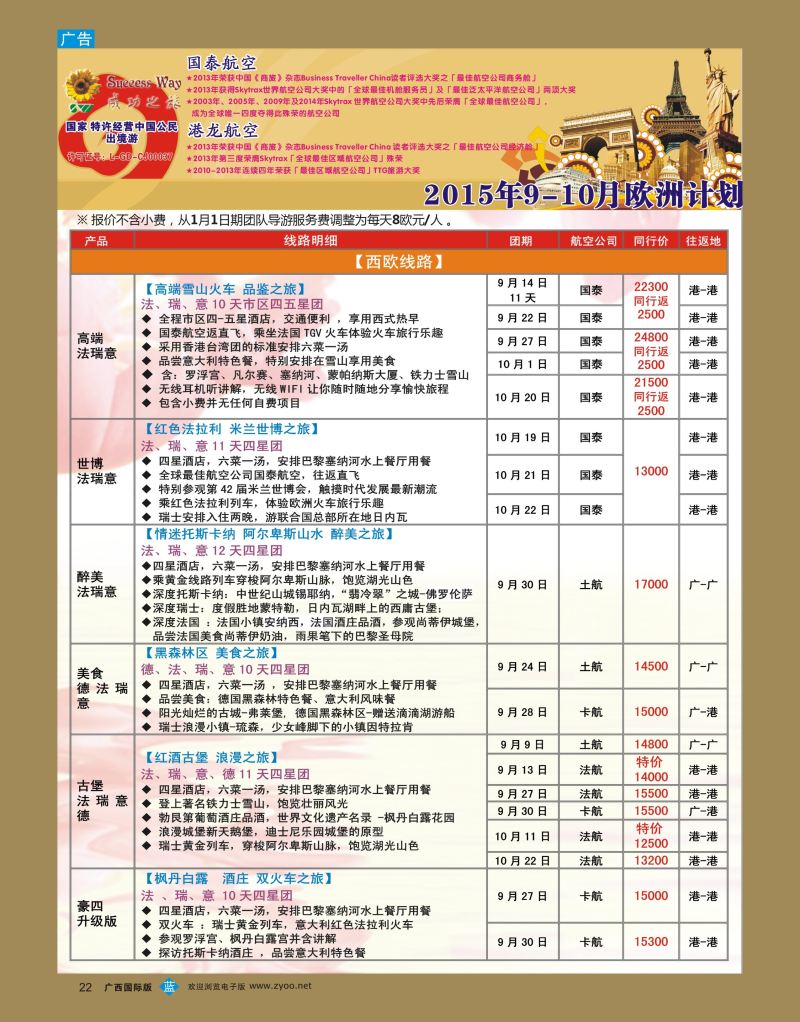 bb22广州成功之旅—欧洲、美洲、南美计划