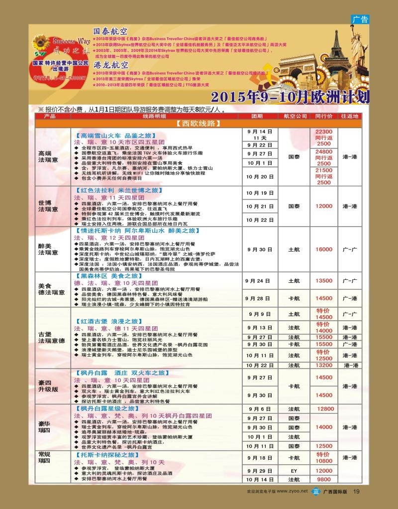 bb19广州成功之旅—欧洲、美洲、南美计划