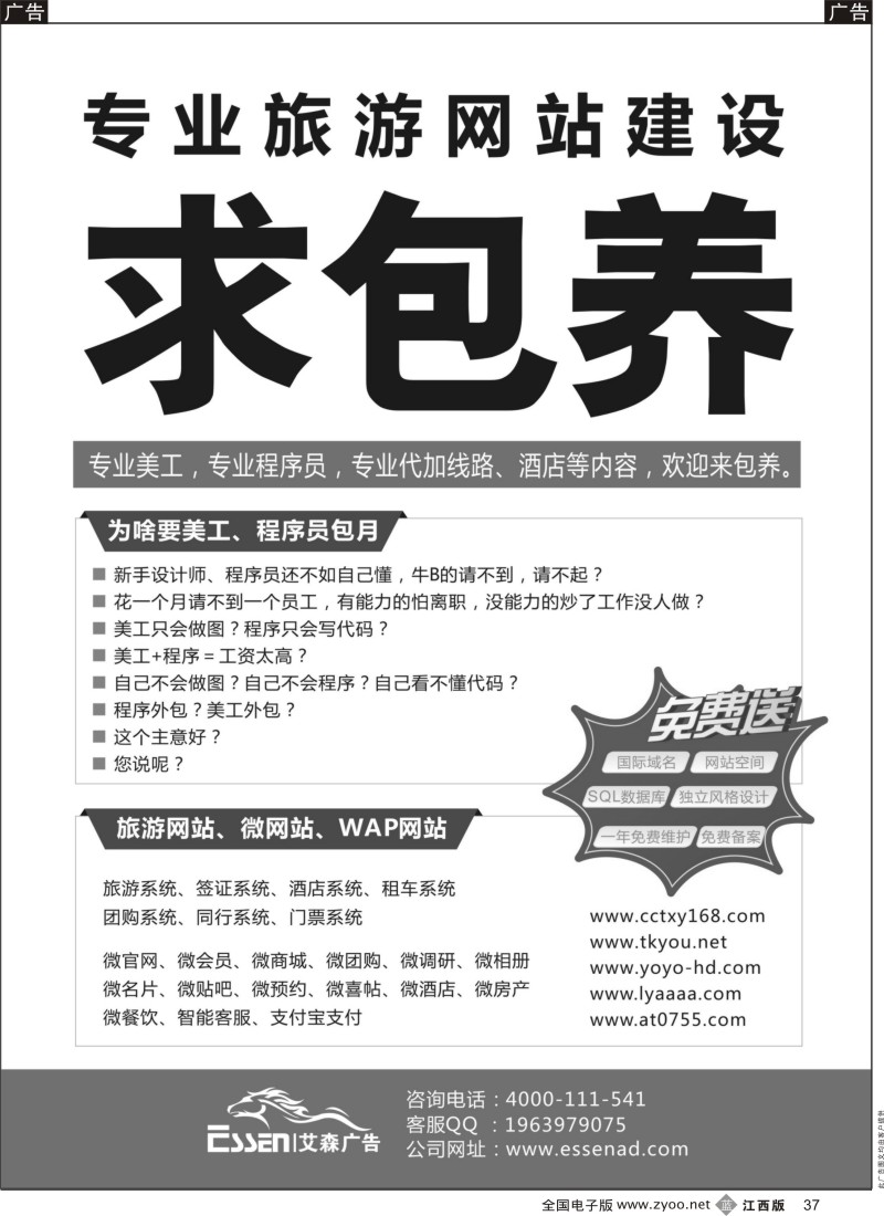 b黑037  专业旅游网站建设—冰点网络
