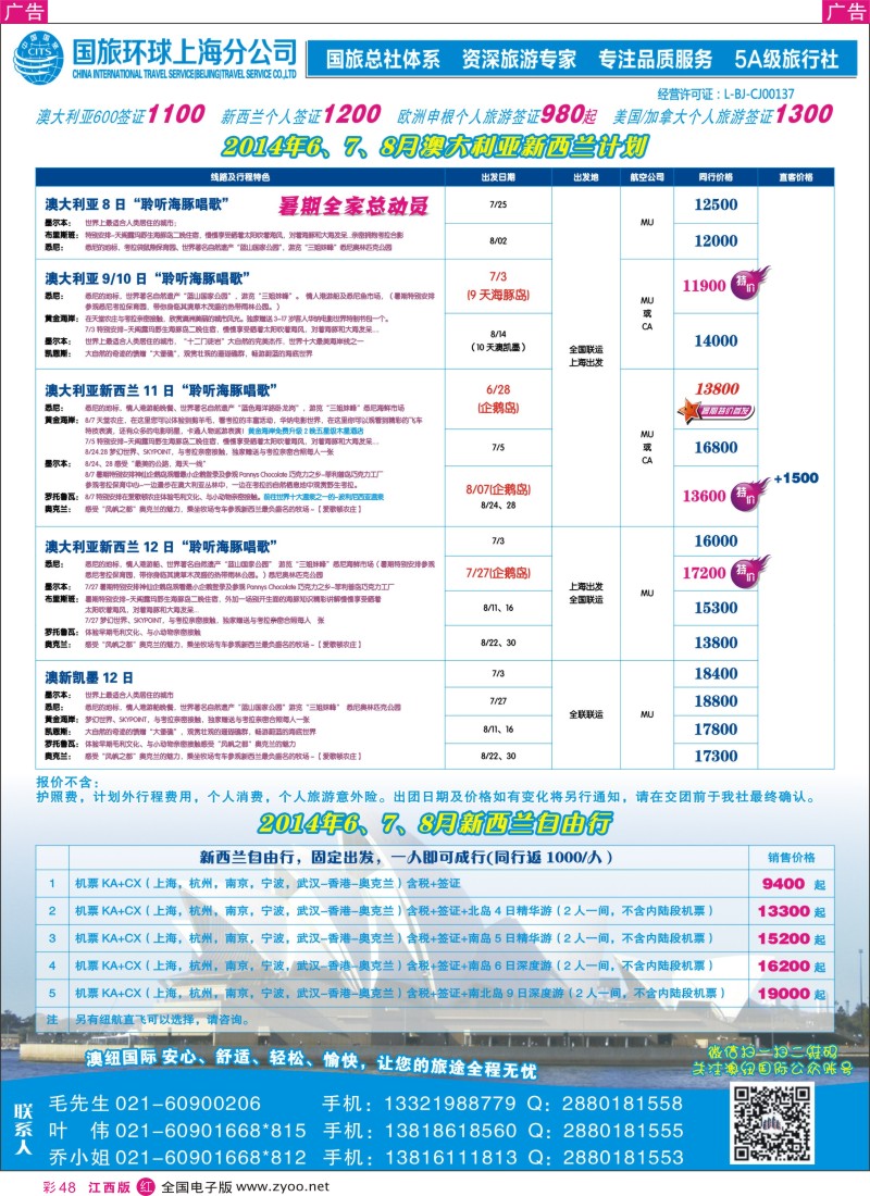 r彩048    澳纽国际—澳新专线批发