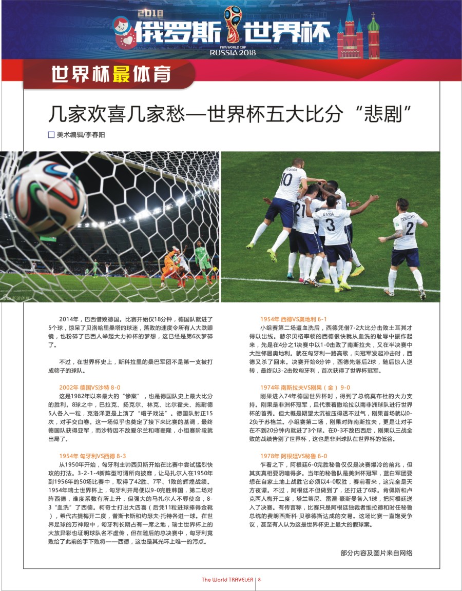 r扉008  几家欢喜几家愁—世界杯五大比分“悲剧”
