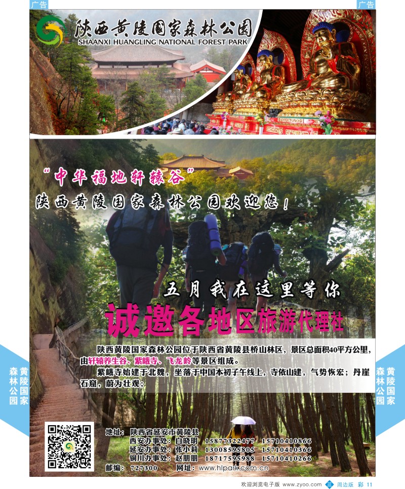 b彩011  陕西黄陵国家森林公园