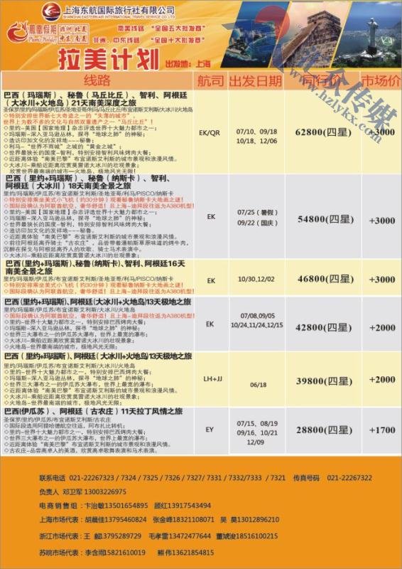 24.东航国旅●凤凰假期●拉美