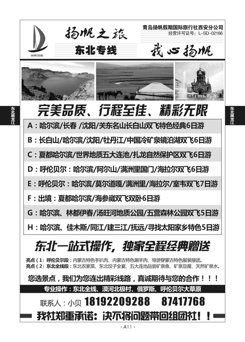 A11-东北黑龙江-青岛扬帆D-1