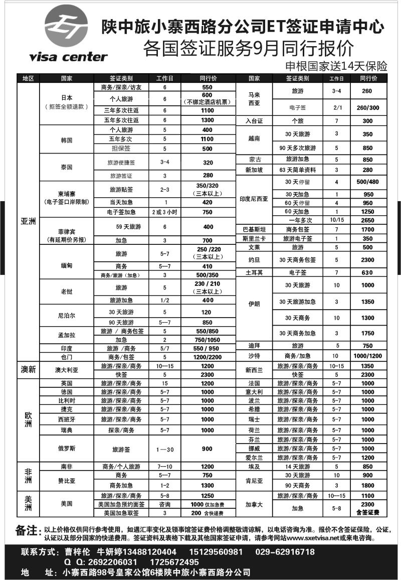 D14-签证-陕西中旅小寨公司S-1